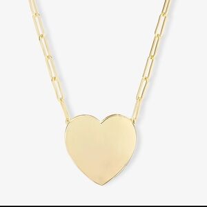 Melinda Maria XL Heart Pendant Necklace with Samantha Chain Limited Edition